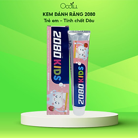 Kem đánh răng trẻ em cao cấp Hàn Quốc 2080 Kid's Toohtpaste hương dâu 80g
