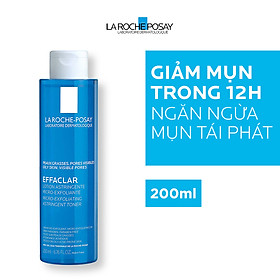 Nước cân bằng giàu khoáng dành cho da dầu La Roche Posay Effaclar Astringent Lotion 200ml