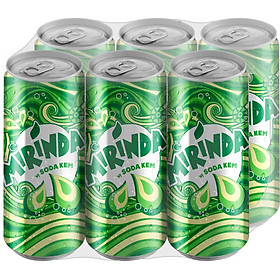 Lốc 6 Lon Nước Ngọt Có Gas Mirinda Soda Kem (320ml/Lon)