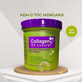 Kem Hấp Ủ Tóc Mềm Mượt MORGARJI HAIR MASK 500ML Phục Hồi Tóc Thẳng Mượt, Chắc Khỏe Thơm Lâu