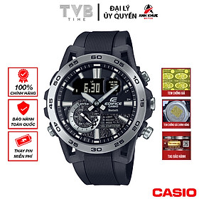 Đồng hồ nam dây nhựa Casio Edifice chính hãng Anh Khuê ECB-40P-1ADF (48mm)