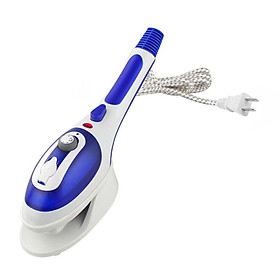 Handheld Steamer for Clothes, Hanging/Flat Garment Steamer and Portable Steam Iron with 2 Removable Brushes, for Home