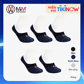 Combo 5 Đôi Tất Hài(Lười) Cùng Màu Cotton Thương Hiệu MRM Manlywear