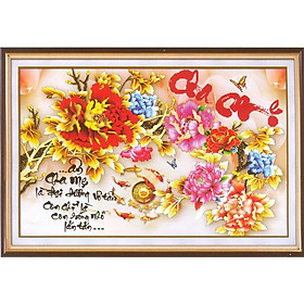 Mua Tranh thêu chữ thập Cha Mẹ DLH-223082