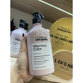 Dầu gội chăm sóc tóc nhuộm L'oreal Serie Expert Vitamino color radiance shampoo