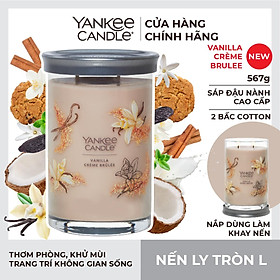 Nến ly tròn sáp đậu nành Yankee Candle size L - Vanilla Crème Brulee