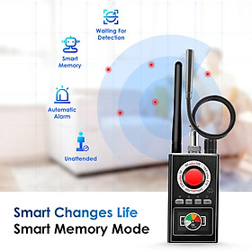 ROGTZ - Máy dò Camera ẩn có dây không dây Máy ghi âm Sóng vô tuyến GPS Sim 2G 3G 4G K88 Detector Pin Lithium 1200mAh 8-10 tiếng Sạc nhanh Tần số quét 1MHz - 80000MHz Khu vực dò rộng Hàng Chính Hãng