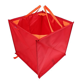 Professional Foldable 15.8'' Triangle Arborist Tree Surgery Throw Line Throw Weight Bag Storage  Clothing Case Red