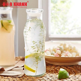 Mua Chai thủy tinh Libbey Trend Swerve bottle Wit Lid 565ml - 701