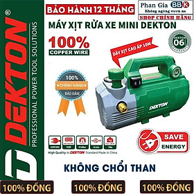 Máy Rửa Xe Dekton DK-CWR2351R, Công suất 920W, Chỉnh Áp - Motor Lõi Đồng 100%, Bảo Hành 12 tháng