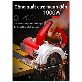 Mua Máy cưa gỗ cầm tay  cắt gạch  cắt xéo 45 1900W  - máy cưa gỗ cầm tay