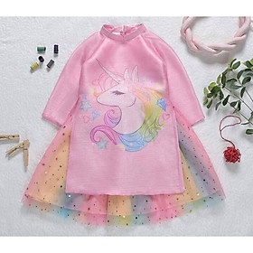 Set Áo dài cách tân ngựa Pony bé gái 1-10 tuổi