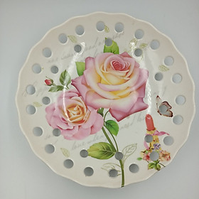 Mua Đĩa Tròn Đường Kính 30 cm Đựng Hoa Quả Ngày Tết Cực Đẹp