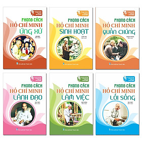 Sách  - Combo 6 cuốn phong cách Hồ Chí Minh - ndbooks