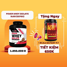 Sữa Tăng Cơ Power Whey Isolate BioX Hộp 2.27Kg