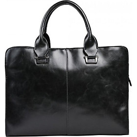 Soft Leather Waterproof Business Briefcase