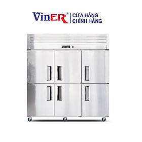 [HÀNG CHÍNH HÃNG] Tủ đông mát 6 cánh lạnh trực tiếp Viner