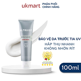 Hình ảnh Kem Chống Nắng Altruist Dermatologist Sunscreen SPF 50 - 100ml