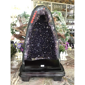 Mua Hang  hốc phong thủy đá thạch anh tím hút tài lộc - Nặng 20 kg