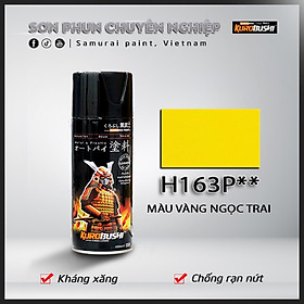 Sơn xịt Samurai Kurobushi - MÀU VÀNG H163P 400ml