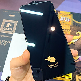 Kính cường lực cho Iphone XR, WK Elephant 3D Bảo Vệ Toàn Diện - Siêu cứng ; Chống bám vân tay - ĐEN - Hàng chính hãng