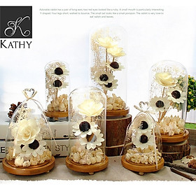 Mua FLOWERS Bình hoa khô đế vàng 24.5cm 6143L