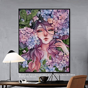 Mua Tranh Sơn Dầu Số Hoá Tự Tô Sondausohoa ️ Nhiều Mẫu Nàng Thơ Hot Trend ️ Tranh Tô Màu Theo Số