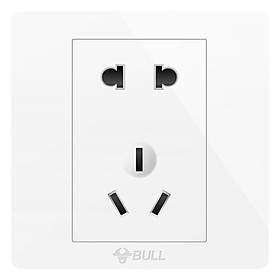 Ổ Cắm Điện 5 Lỗ Kèm Công Tắc BULL G07E334