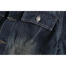 Áo khoác Jean bụi phong cách Retro