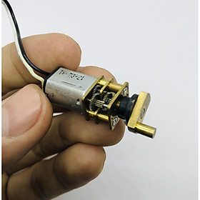 Mua Motor giảm tốc N20 cho khóa vân tay cánh tay đòn đồng điện áp 3V - 6V tốc độ 30 - 60 RPM - LK0197