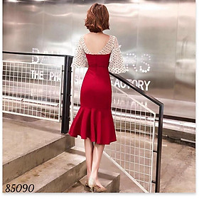 Đầm UMI đuôi cá phối lứa tôn dáng siêu sang cho các chị em KHANH AN FASHION