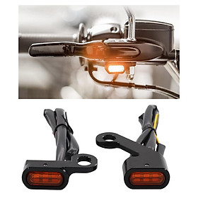 1 Pair Motorcycle LED Turn Signal Indicator Running Light Lamp Fit for Harley Touring 2009-2017 Softail 2015-2020 w/Mechanical Cluth