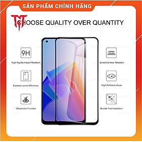 Hình ảnh Bộ 2 kính cường lực full keo dùng cho điện thoại Oppo reno 7/ 7z - Hàng chính hãng