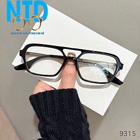 Gọng kính NTD9315 chữ nhật phong cách retro thời trang Hàn Quốc chống tia uv