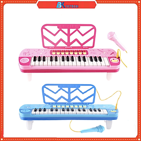 Đồ Chơi Đàn Piano Cho Bé Có Đèn Nhạc Và Micro Chuẩn Âm - Hàng chính hãng