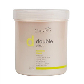 Dầu hấp ủ Keratin Nouvelle new Generation Double Effect Nutritive mask dược thảo dưỡng phục hồi tóc hư 1000ml