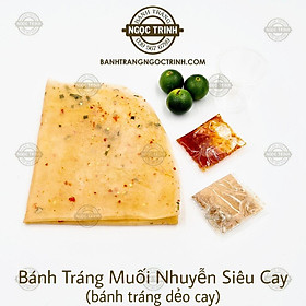 5 Túi Bánh tráng muối nhuyễn siêu cay loại bánh tráng dẻo cay bánh tráng