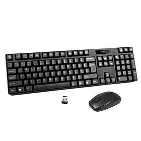 Modern wing snake (HYesir) NK3000 mouse and keyboard set wireless mouse and keyboard set wireless office mouse and keyboard set waterproof splash USB universal keyboard mouse black self-operated
