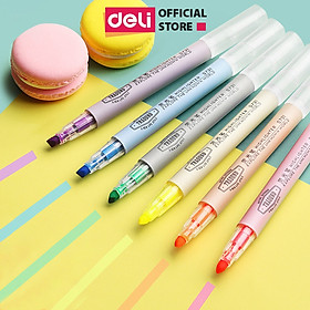 Mua Bút dấu dòng dạ quang Deli – 6 chiếc/ hộp - S624
