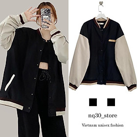 Áo Khoác Bomber Jacket WASNOT Chất Dù Nam Nữ Unisex