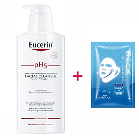 Sữa rửa mặt không gây kích ứng Eucerin pH5 Facial Cleanser 400ml (Nhập khẩu)