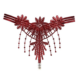 Quần lọt khe tua rua hạt cườm massage thoải mái