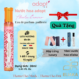 Nước hoa nữ adopt Absolu D'amour hương hoa hồng trẻ trung năng động dung tích 30ml lưu hương 6h-8h