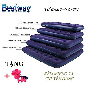 Đệm Hơi Bestway Cao Cấp Kèm Bơm Điện 2 Chiều