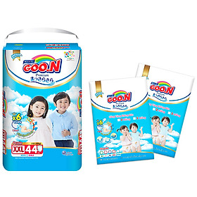 Tã quần Goon Premium cao cấp gói siêu đại XXL44 (15kg ~ 25kg) + Tặng thêm 10 miếng cùng size