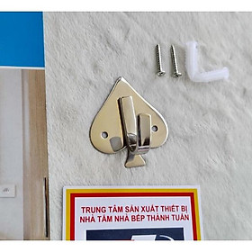Mua Móc áo đơn inox hình bông hoa  TT-042
