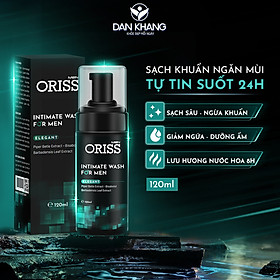 Dung Dịch Vệ Sinh Chuyên Biệt Dành Cho Nam Giới Dạng Bọt Oriss Men Elegant 120ml/chai