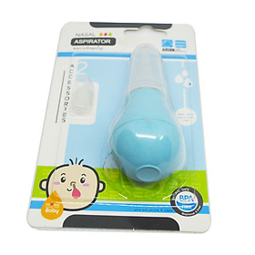 Dụng cụ hút mũi cho bé đầu silicone nhỏ bóp tay Papa Thái Lan (CEQ078/1) - Xanh Dương