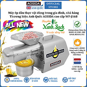 Mua Máy ép dầu thực vật Nóng và Lạnh dùng trong gia đình hoặc nhà hàng thương hiệu Anh Quốc AOSIDA WF-J168 - Hàng Chính Hãng