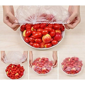 Mua Set 100 màng bọc thực phẩm  mũ trùm tóc HT179 - Giao Ngẫu Nhiên